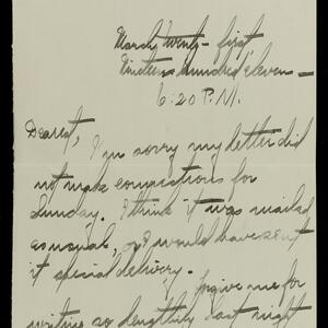 a page of handwritten text