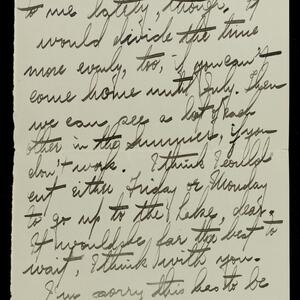 a page of handwritten text
