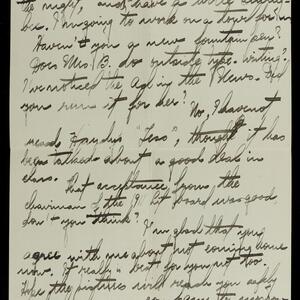 a page of handwritten text