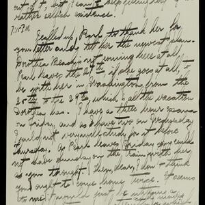 a page of handwritten text
