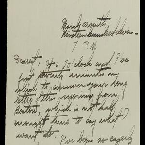 a page of handwritten text