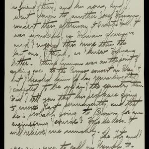 a page of handwritten text