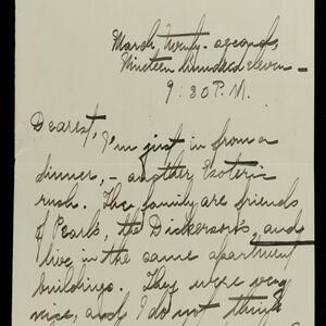 a page of handwritten text