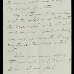 a page of handwritten text