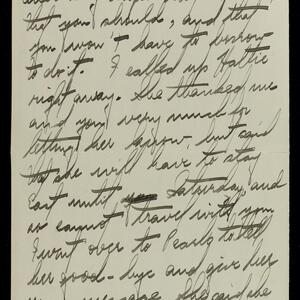 a page of handwritten text