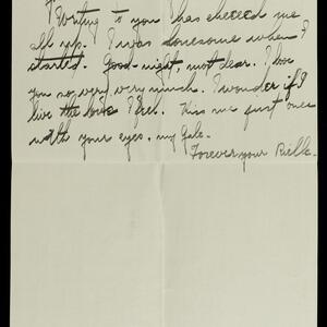 a page of handwritten text