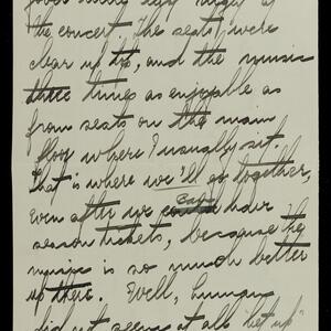 a page of handwritten text