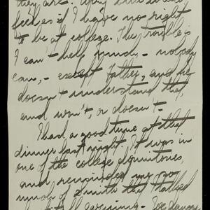 a page of handwritten text