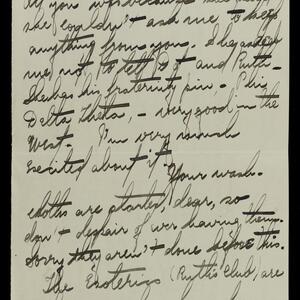 a page of handwritten text