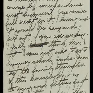 a page of handwritten text
