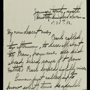 a page of handwritten text