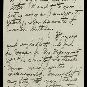 a page of handwritten text