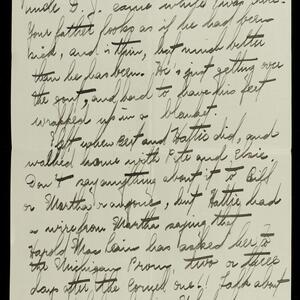 a page of handwritten text