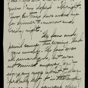 a page of handwritten text