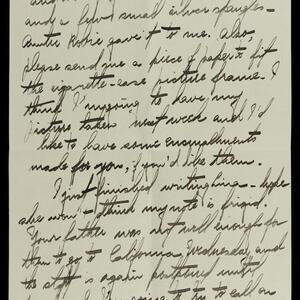 a page of handwritten text