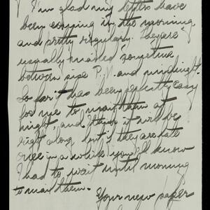 a page of handwritten text