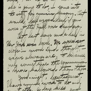 a page of handwritten text