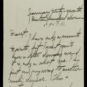 a page of handwritten text