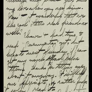 a page of handwritten text