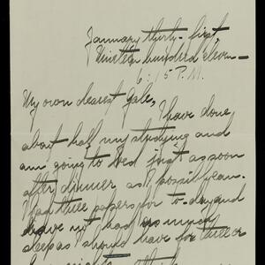 a page of handwritten text