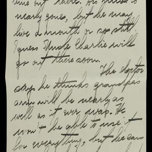 a page of handwritten text