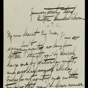 a page of handwritten text