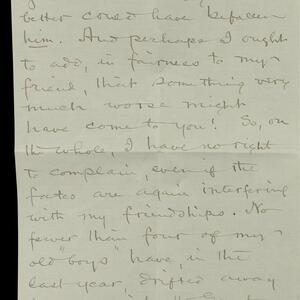 a page of handwritten text