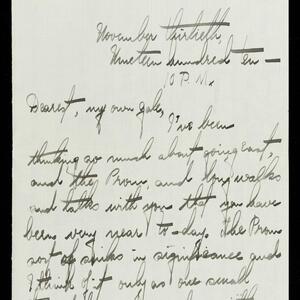 a page of handwritten text