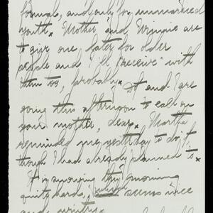 a page of handwritten text