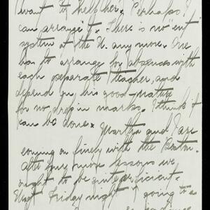 a page of handwritten text