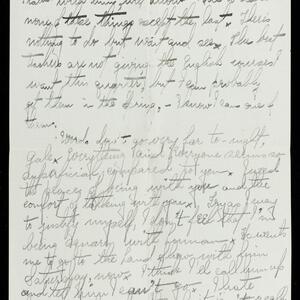 a page of handwritten text