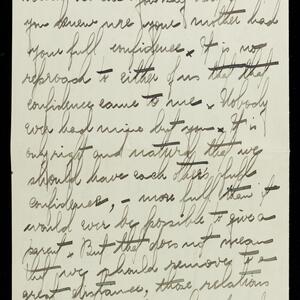 a page of handwritten text
