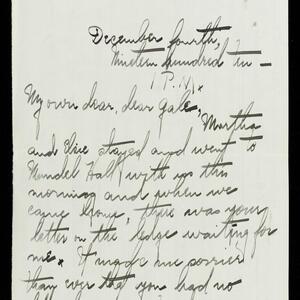 a page of handwritten text