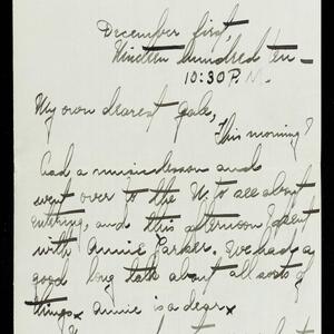 a page of handwritten text