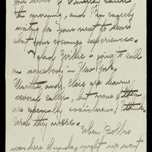 a page of handwritten text