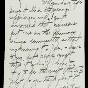 a page of handwritten text