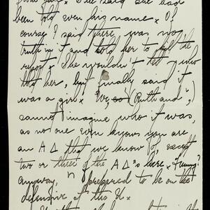 a page of handwritten text