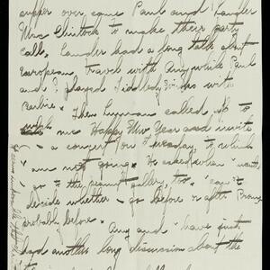 a page of handwritten text