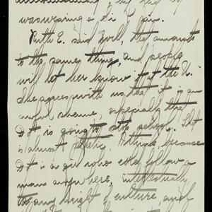 a page of handwritten text