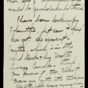 a page of handwritten text
