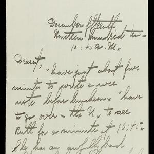 a page of handwritten text