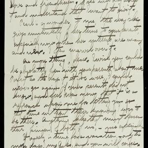 a page of handwritten text
