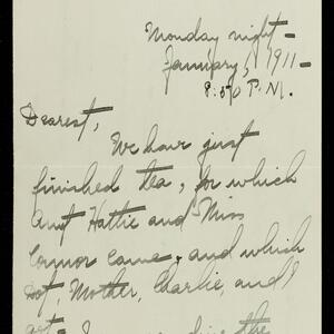 a page of handwritten text