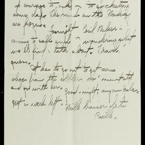 a page of handwritten text