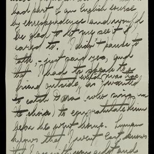 a page of handwritten text