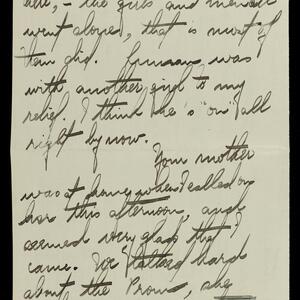 a page of handwritten text