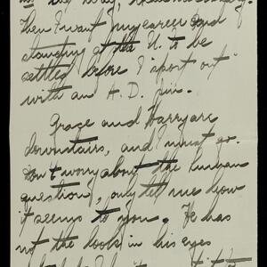 a page of handwritten text