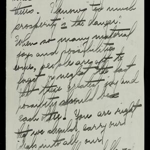 a page of handwritten text