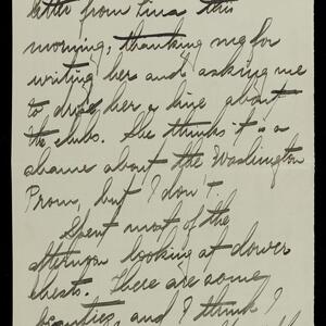 a page of handwritten text