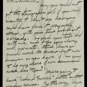 a page of handwritten text